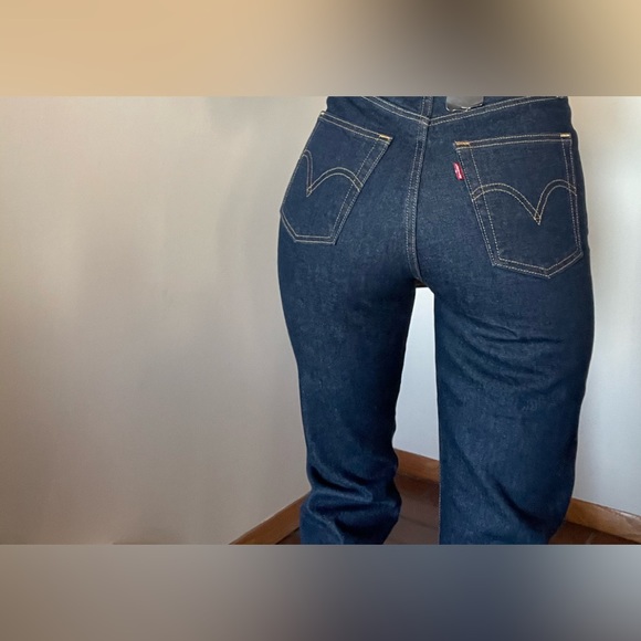 Brand New Dark Blue Levi Boot Cut Jeans - Picture 1 of 5